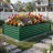 Seiter 6X3x3ft Metal Outdoor Raised Garden Bed with gloves,Cream-192052845-192052847