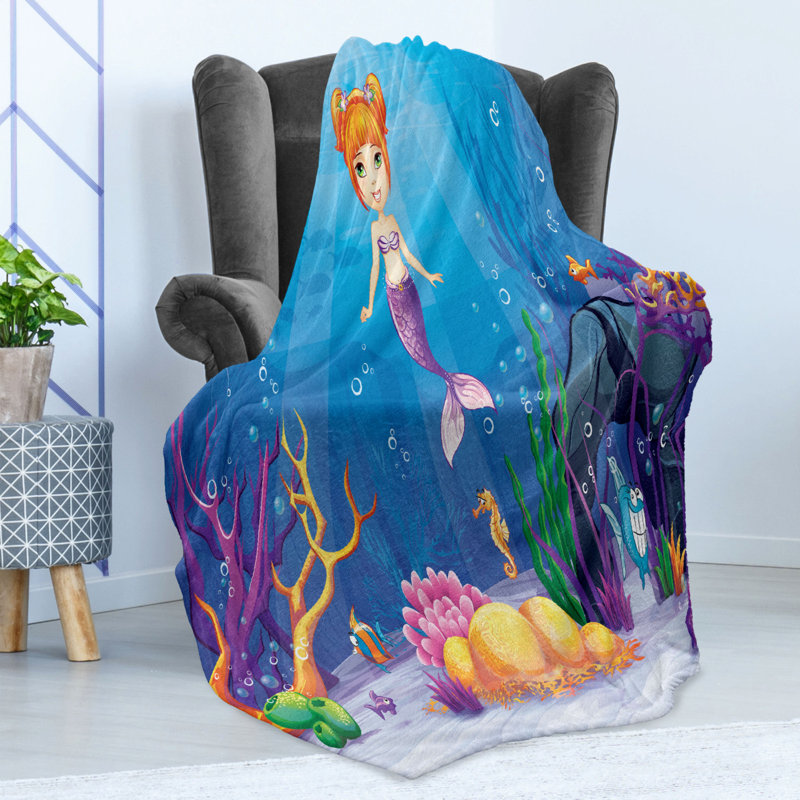 Hand Woven Throw Blanket, 50" W x 60" L
