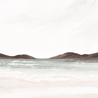 Serene Coastal Landscape by Josie George — Landscape Wall Art, Size, Frame Color, Format