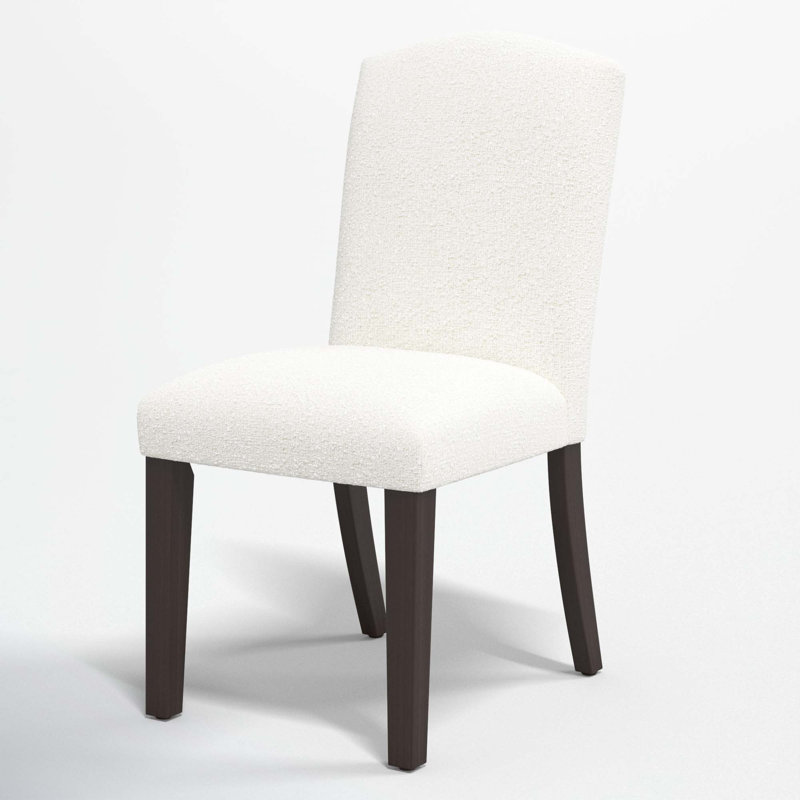 Chaise rembourrée Estrela, Boucle neige classique, Espresso