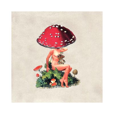 Eugenia Loli - Shroom Girl by Eugenia Loli - Wrapped Canvas Print
