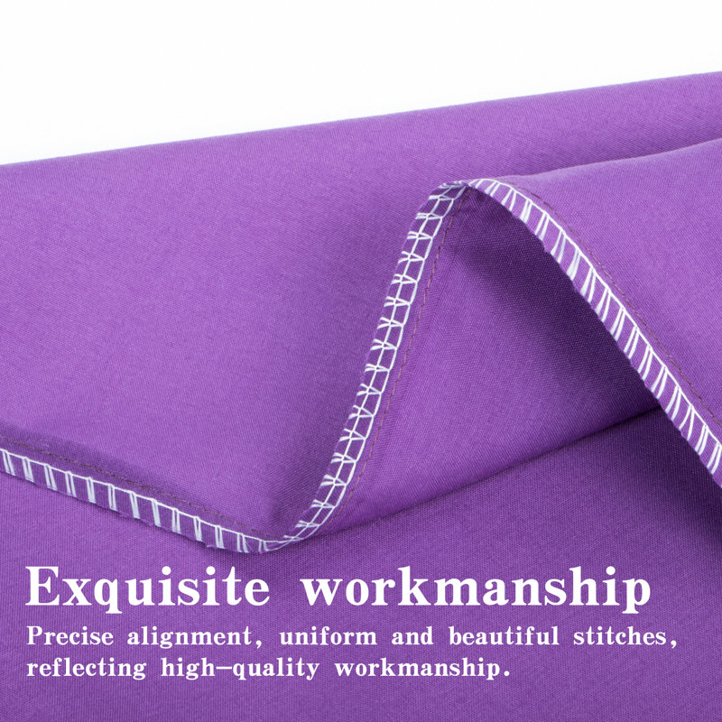 Drap plat en microfibre , Mauve, Drap plat de taille très grand