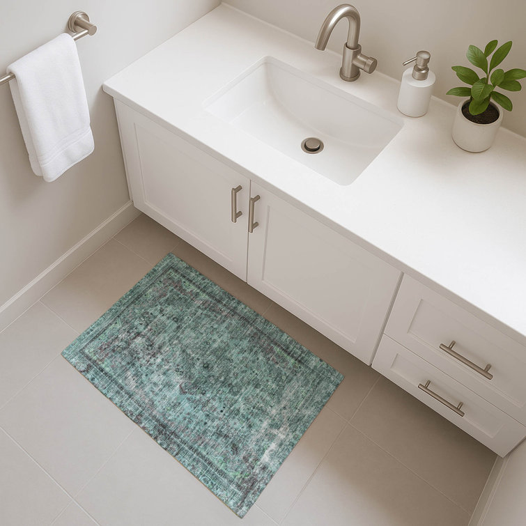 Premium Machine Washable Lampkins AMF1646 Global Rug