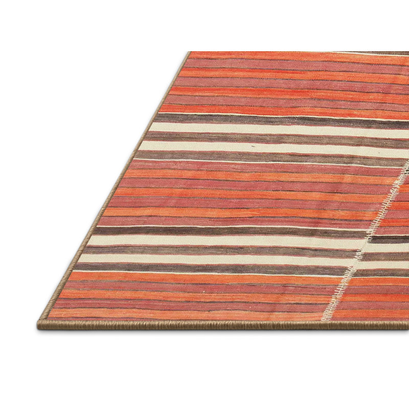 Jessia Striped Indoor Rug, Rectangle 7' x 10'