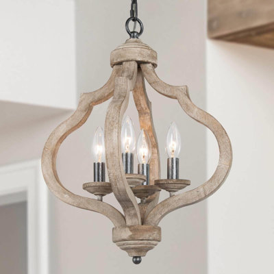 Lustre géométrique à 4 lumières Turman