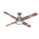 54" 4 - Blade LED Standard Ceiling Fan with Remote Control and Light Kit Included