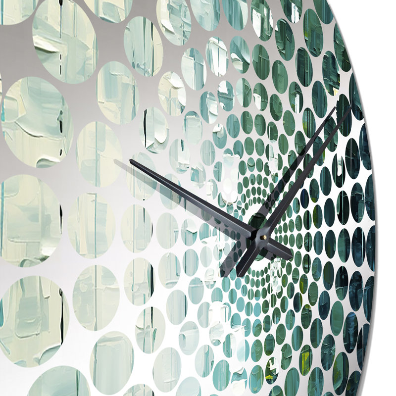 Woekel - Horloge murale peinture abstraite, Médium