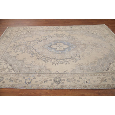 Geometric Wool Traditional Area Rug 6x9