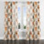 Rideaux obscurcissant Modern Room - Rideau à œillets orange chaud Shibui - 1 panneau-1956657845-1956657844