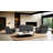 Contemporary Style Power Recliner Oversized Seat Track Arms Corner Blocked Hardwood Frame High Density Foam Dark Gray Finish
