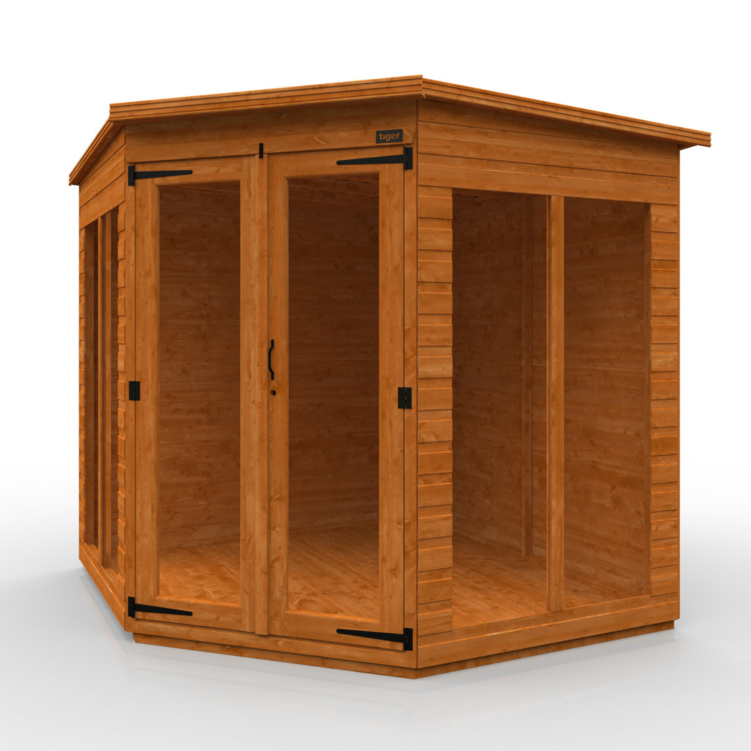 Vista 7 x 7 Ft Shiplap Corner Summer House