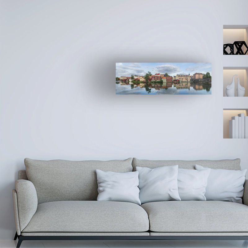 Arne Ostlund August View At Old Town Canvas Art, 10" H x 32" W