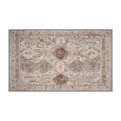 Silky Soft Plush Grey Area Rug