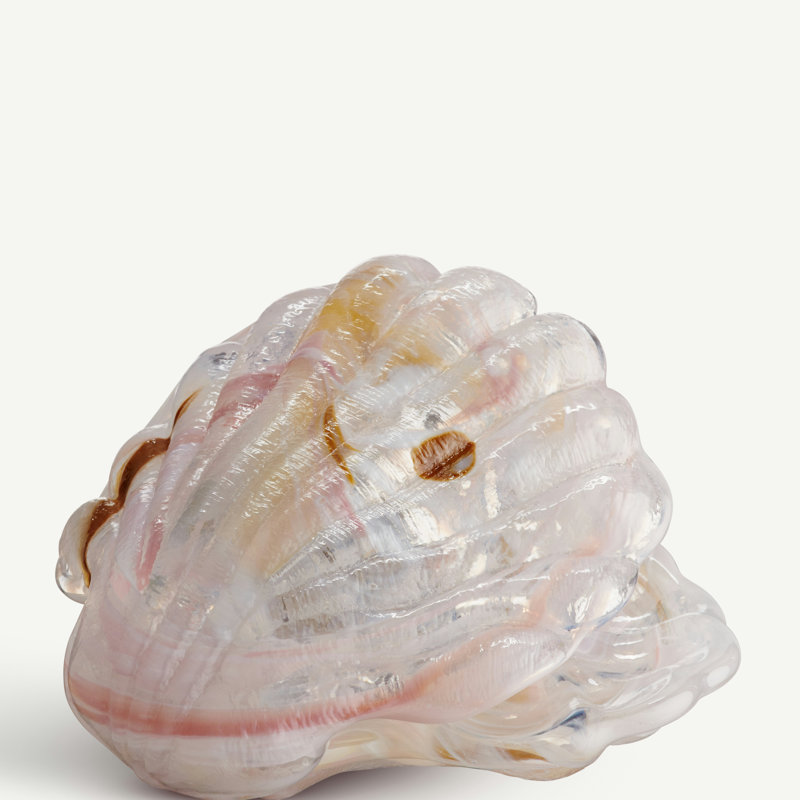 Hand Painted Glass Animals Decorative Object, Sand