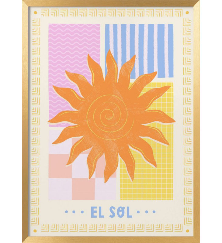 El Sol Print by Melissa Donne, 20" H x 16" W