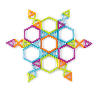 PowerClix Frames Magnetic Building Toy 100 Pieces
