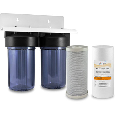 Max Water 2 Stage 10x4.5 Inch All Clear Water Filtration System for Whole House