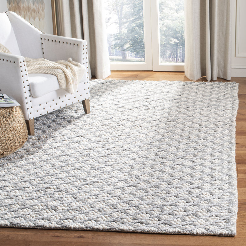 Rosenblum Natura Hand Woven Performance Geometric Rug, Square 6'