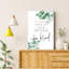 Be Kind Inspirative, toile encadrée, Eucalyptus