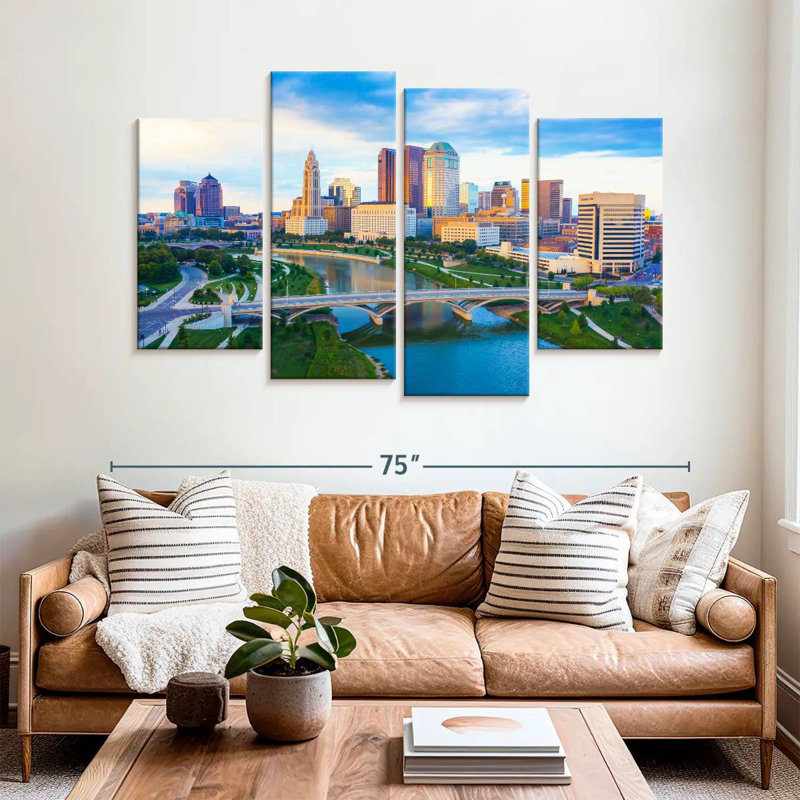Nicci Downtown Columbus View, H 42 po x l 68 po