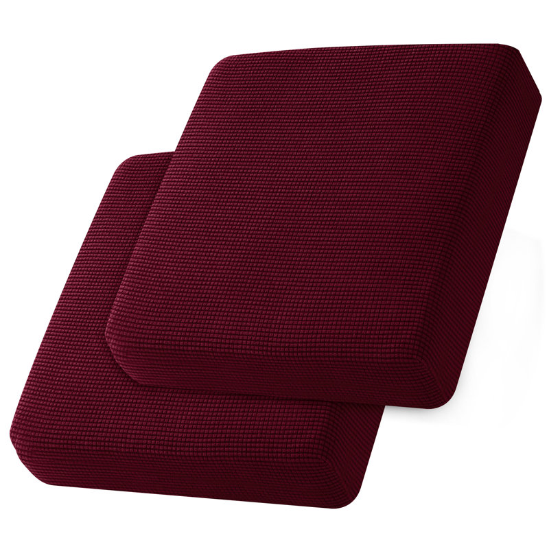 Housse pour causeuse à coussins carrés Allington, Rouge vin