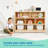 Alcaldes 8-Section Montessori Shelf for Kids 35.4'' H X 44.6'' W Toy Storage