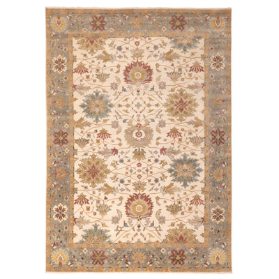 Tapis ivoire Jules Serapi 9 pi 11 po x 13 pi 11 po