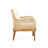 Outdoor Club Chair In Wood With To Weather Rope Weave, 28.46in W X 26.28in D 32.12in H Weave - , 28.46" 26.28" 32.12