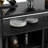 Outdoor Wicker Bar Cart, Patio Wine Serving Cart With Wheels, Rolling Rattan Beverage Bar Counter Table With Glass Top-451884205