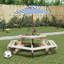Hillegierd Kids 2 Piece Solid Wood Hexagonal and Chair Set