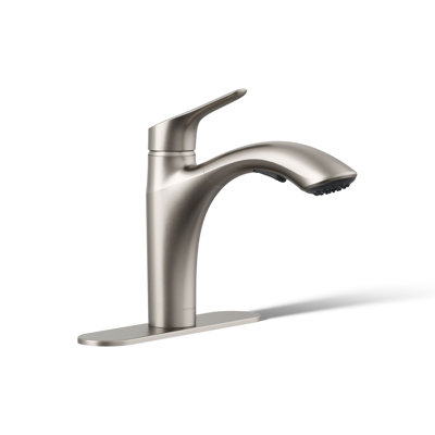 Rival Single-Handle Pull-Out Kitchen Sink Faucet With Two-Function Sprayhead