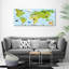 Map Of Animals - Wrapped Canvas Print