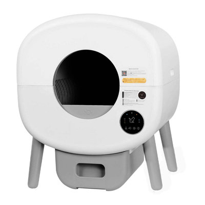 Automatic Smart Cat Litter Box - Large Capacity Self-cleaning With Infrared, Gravity, And Ambient Light Function (model B)