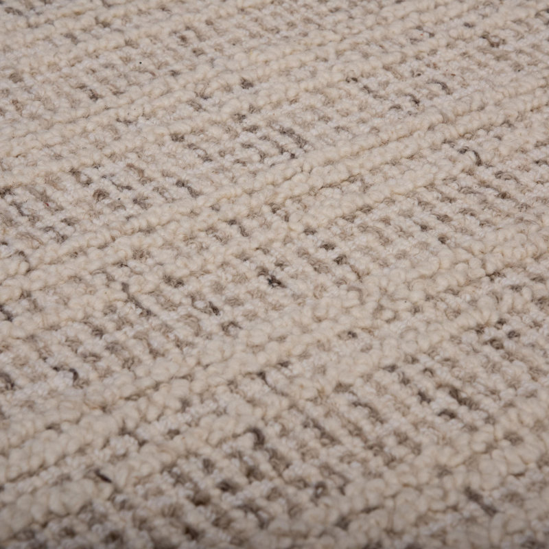 Tapis 100% laine touffeté à la main, Rectangle 8 pi 9 po x 11 pi 9 po