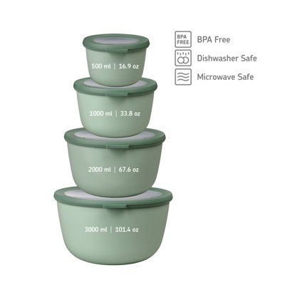 4 Container Food Storage Set