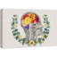Tête de squelette florale, fleur vibrante, santé médicale, art moderne, botanique, décoration murale-98161088
