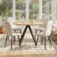 Upholstered  Faux Leather Dining Chair-597435472