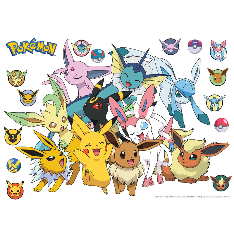 Adhésif décoratif Pokémon Évoli