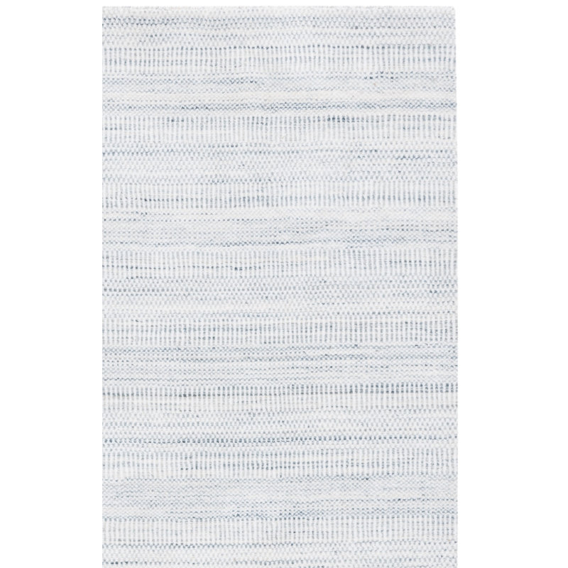 Tapis de couleur unie tissé à la main Jimison Performance, Rectangle de 5 pi x 8 pi
