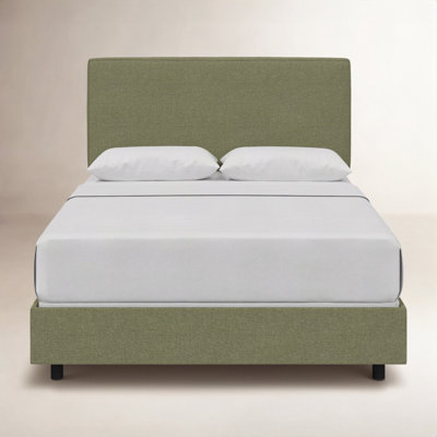 Lit tapissier standard en coton Marquise