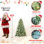 Arbre de Noël luxueux en PVC et à aiguilles, lueur festive, idéal pour la décoration des Fêtes