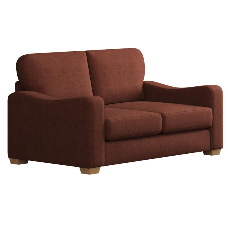 Theadford Two Seater, Fixed Back, Mink