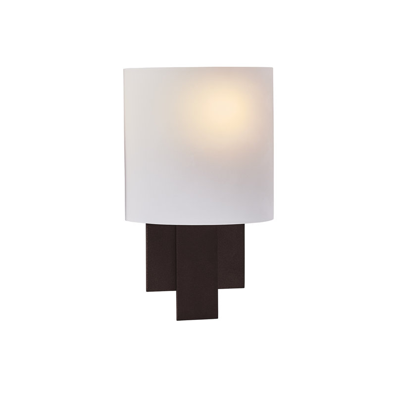 Espille 12.25-in 1 Light (60-watt) Bronze ADA Wall Sconce, Bronze