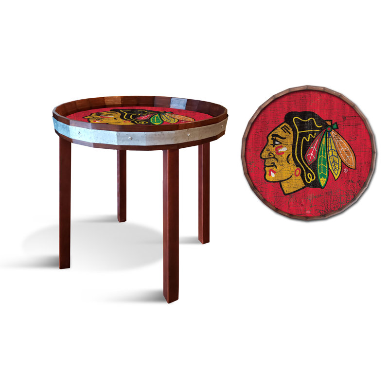 Tray Top End Table, Blackhawks