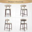 Tabouret de bar rembourré à hauteur de comptoir avec pieds en bois massif-1615781234-1615781247