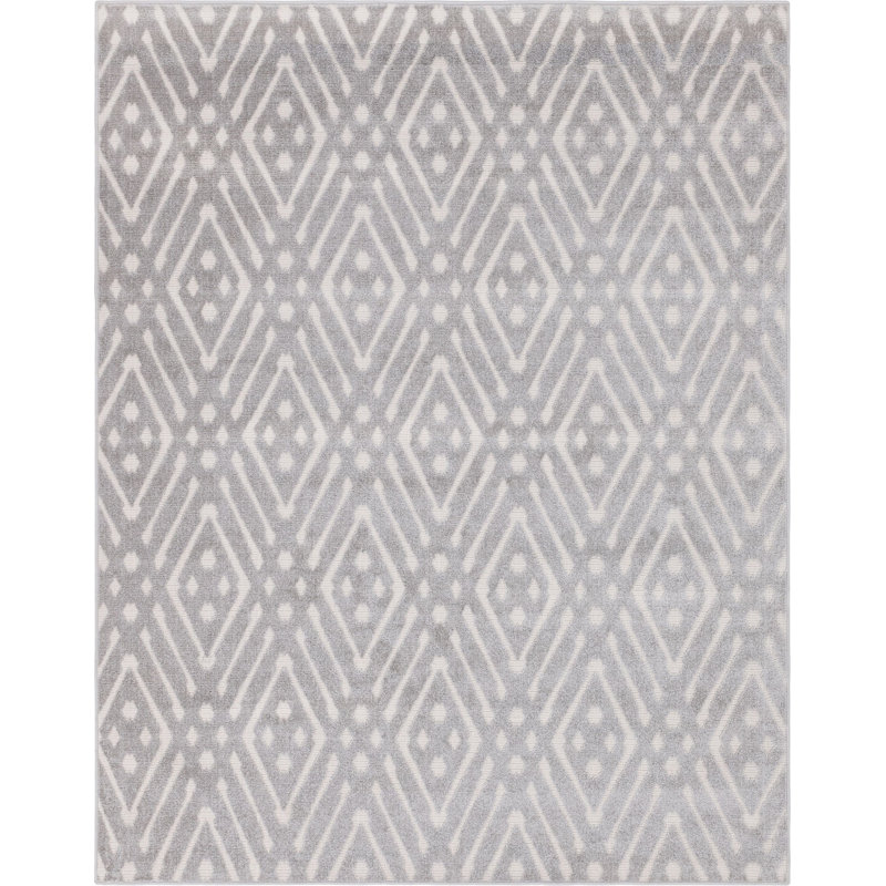 Outdoor Claudia Area Rug Granit Color, Rectangle 8' x 10'