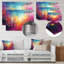 Lavande dansant chromatique de fleurs I - Décoration murale florale abstraite en métal-154677965