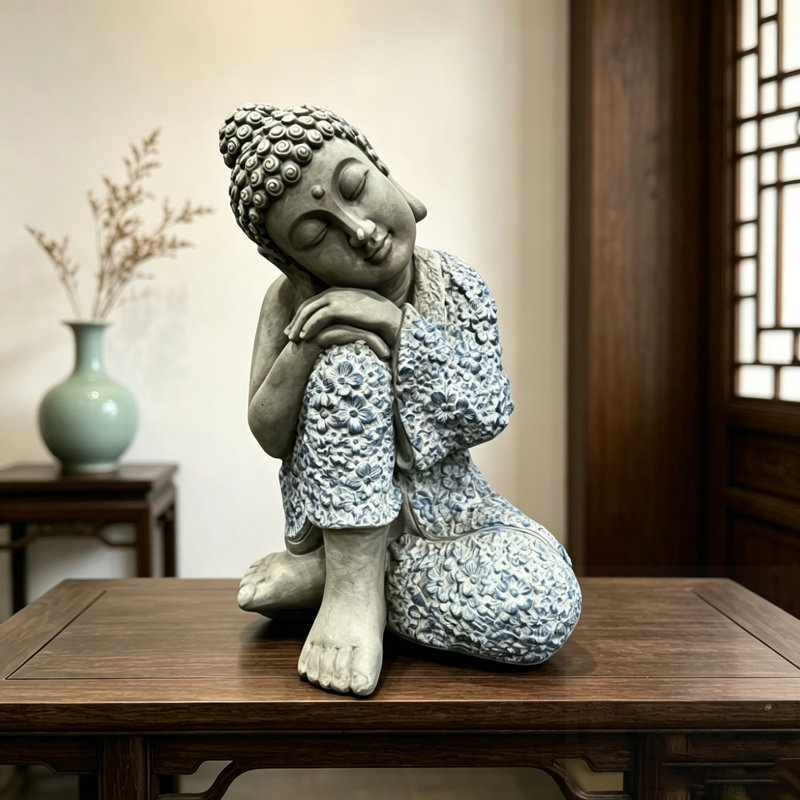 Serene Sleeping Buddha Statue
