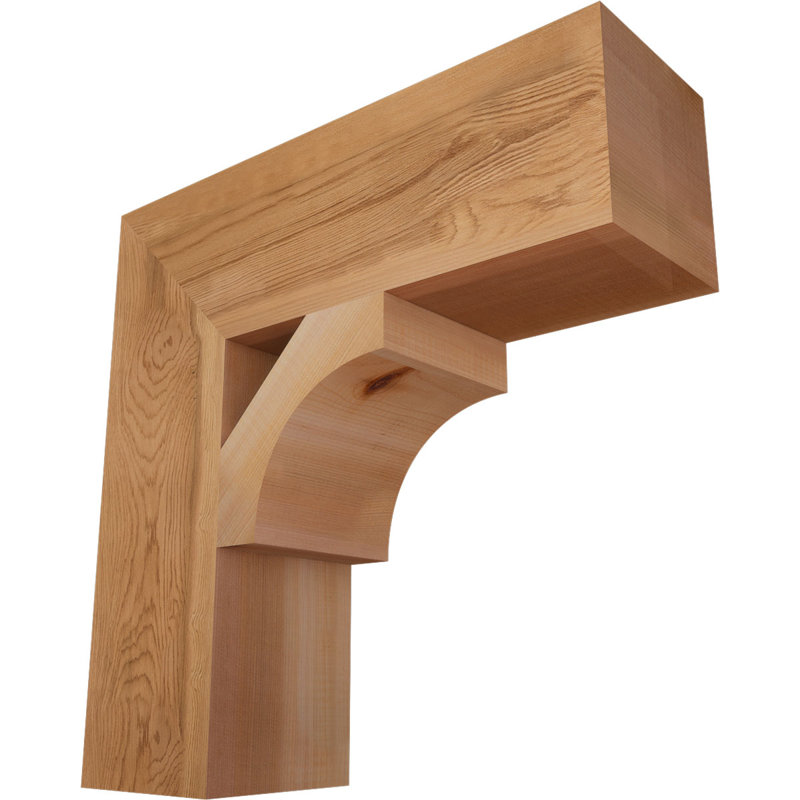 Support Westlake Block, Cèdre rouge de l'Ouest (lisse), H 18 po x l 5,5 po x P 18 po