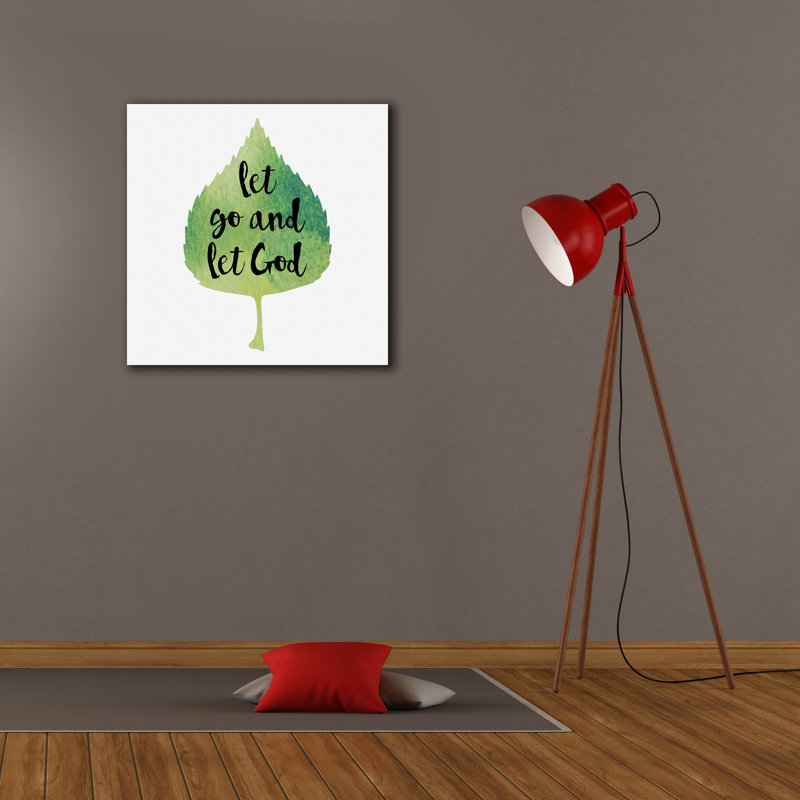  «Let God» par Erin Clark, art mural sur toile, 26 po x 26 po, H 26 po x l 26 po x P 1,5 po